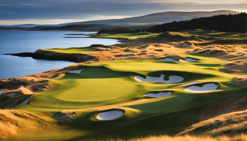 Castle Stuart Golf Links modern golf course design