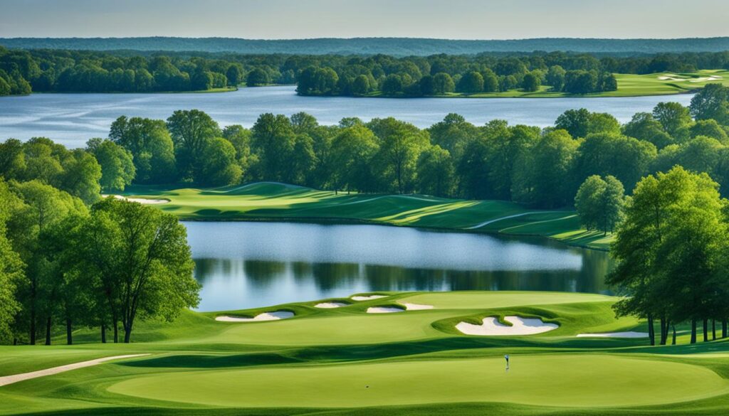 Golf near National Mall at East Potomac White Course