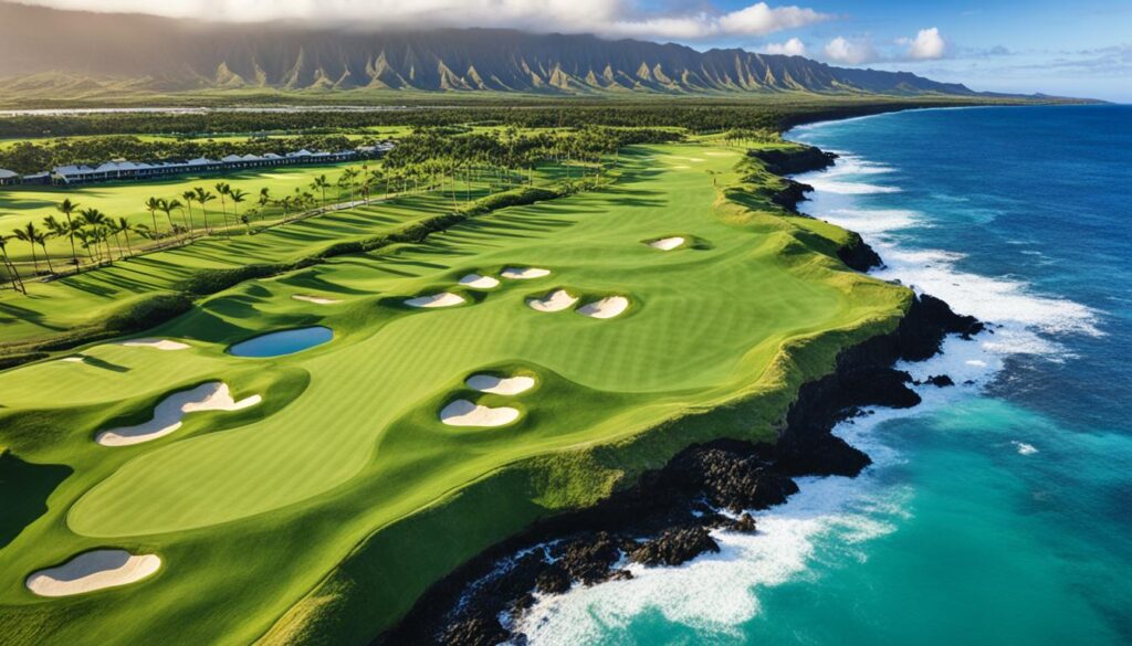 Hawaii Prince Golf Club 27-hole layout