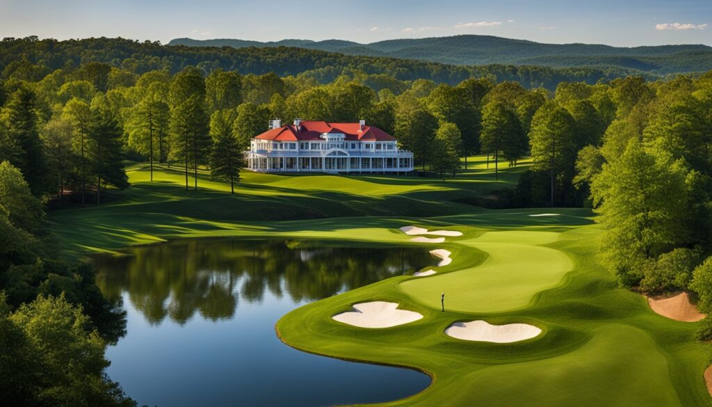 Paris Mountain Country Club golf course with stunning views