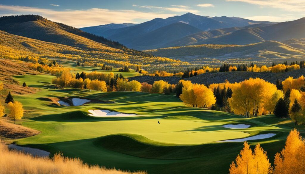 Park City Golf Course in the fall