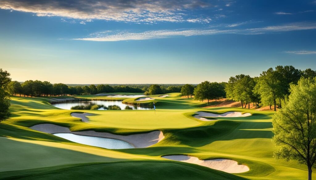 The Golf Club of Oklahoma championship layout The Golf Club of Oklahoma championship layout