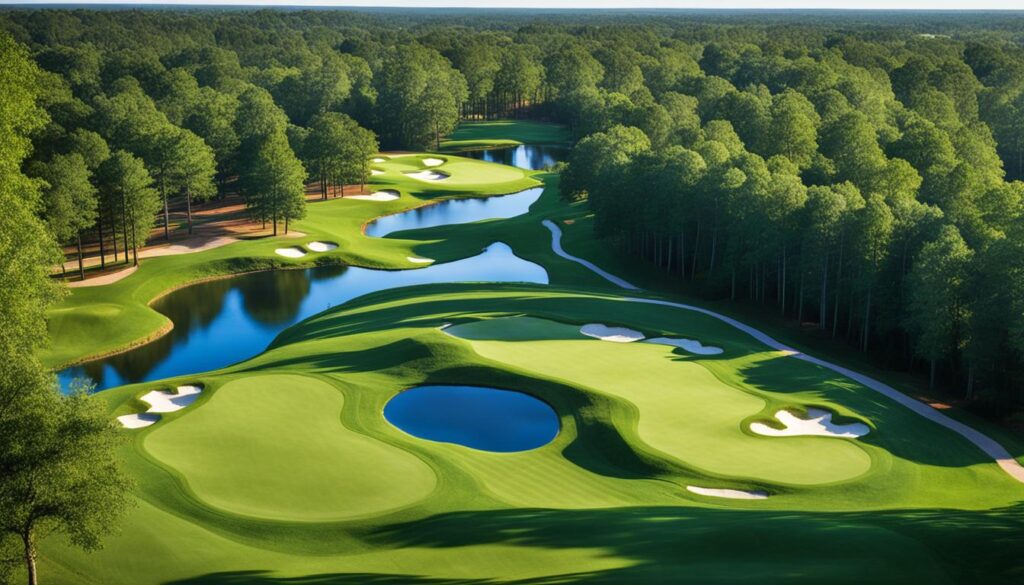 The Woodlands golf course in Windsor Mills, Maryland