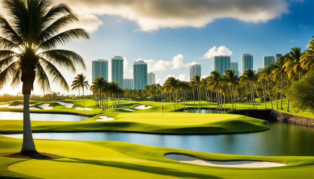 top public golf courses miami