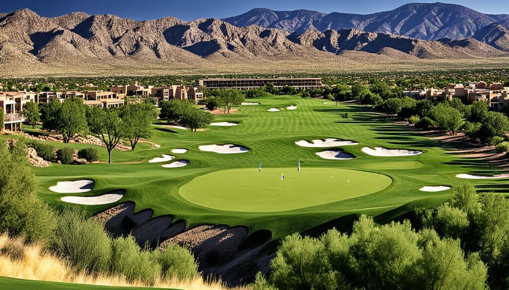 Albuquerque's unique golfing landscape