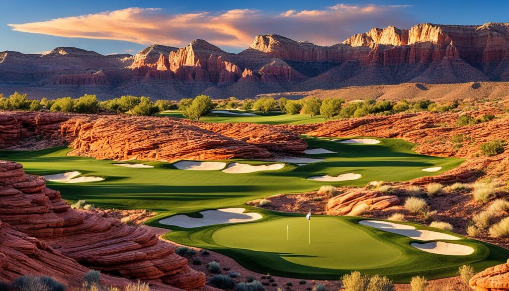 Coral Canyon Golf Course features