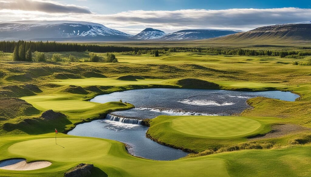 Geysir Golf Club near Icelandic natural wonders Geysir Golf Club near Icelandic natural wonders