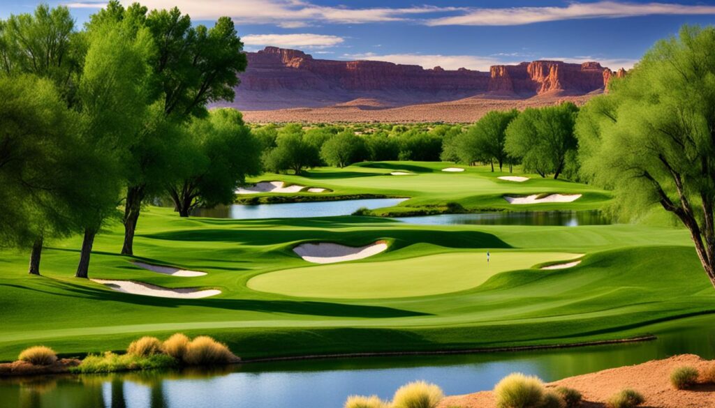 Isleta Golf Club riverside golfing