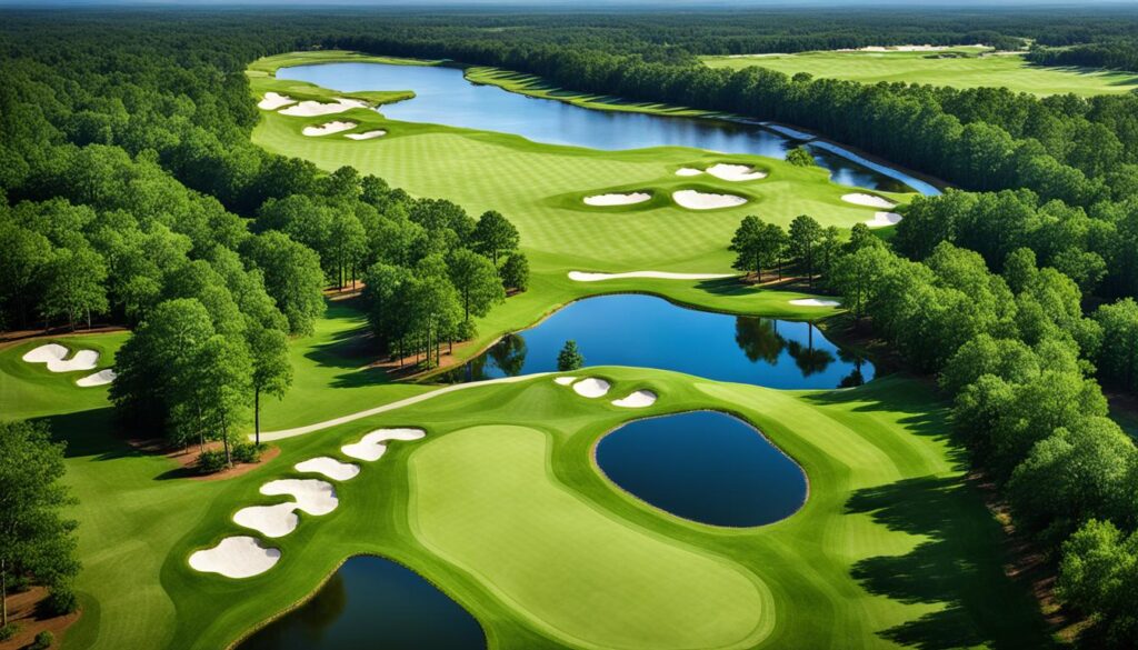 Pete Dye design at Belle Terre Country Club