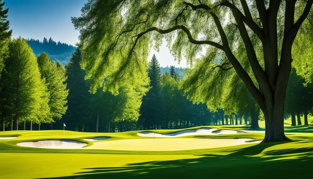 Riverview Golf Course tree-lined fairways Riverview Golf Course tree-lined fairways