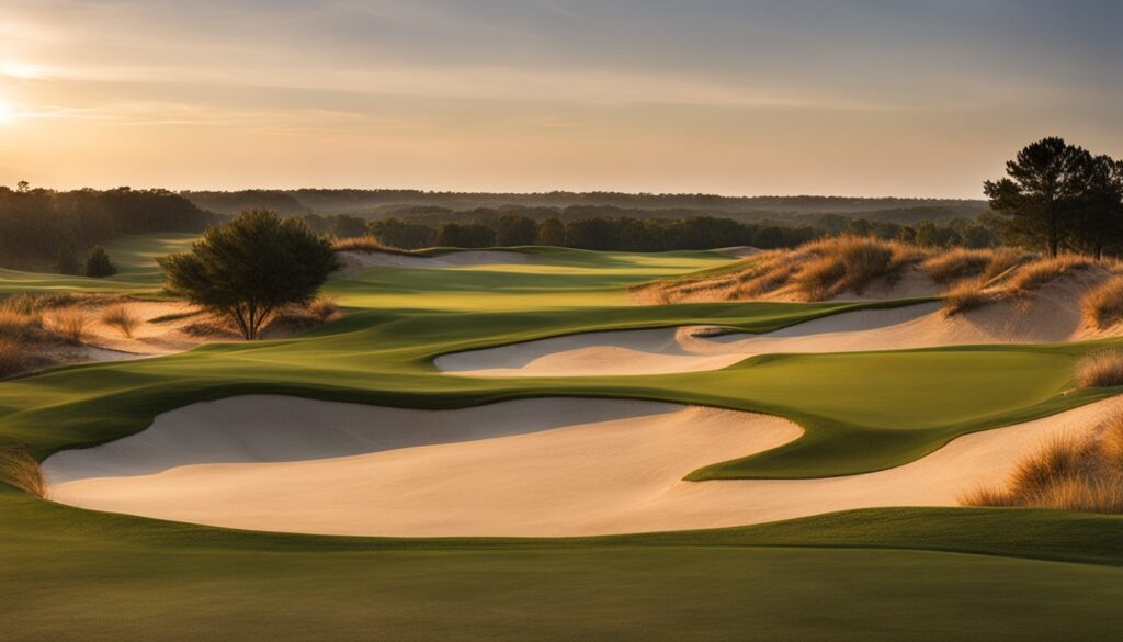 Sand Hills Golf Club minimalist design