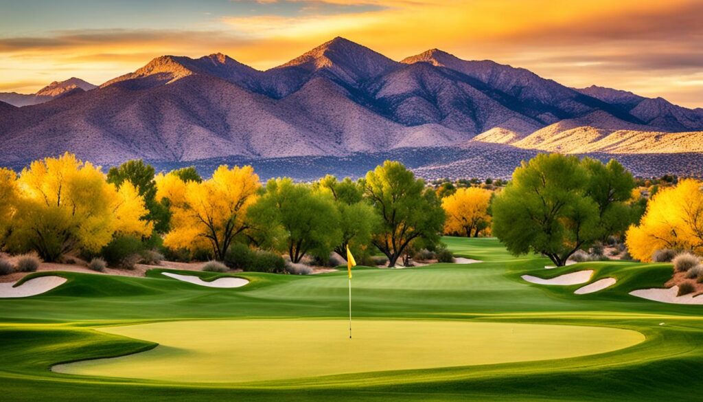 Seasonal golfing in Albuquerque