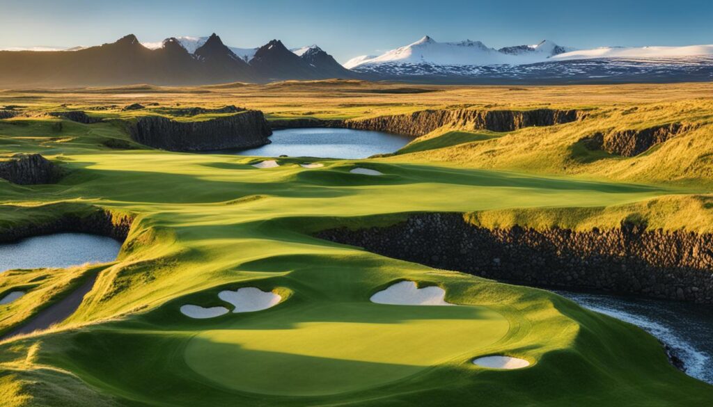 Selfoss Golf Club landscape