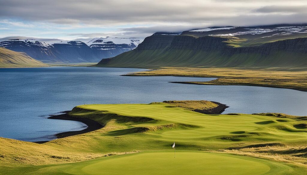 Siglufjörður Golf Club in northern Iceland