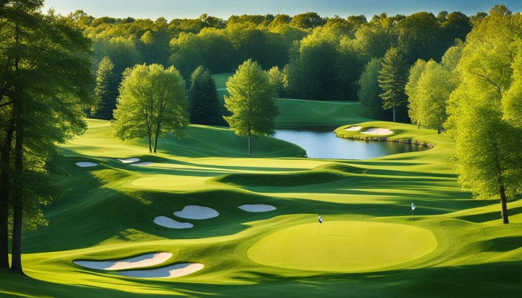 9-hole course at Monona Golf Course 9-hole course at Monona Golf Course