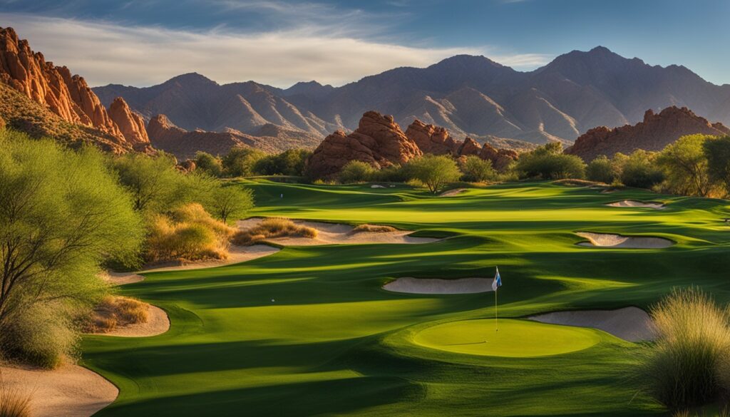 Boulder Creek Golf Club with Red Rock Canyon views