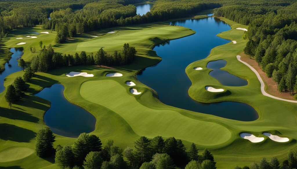 Elks Run Golf Club course features Elks Run Golf Club course features