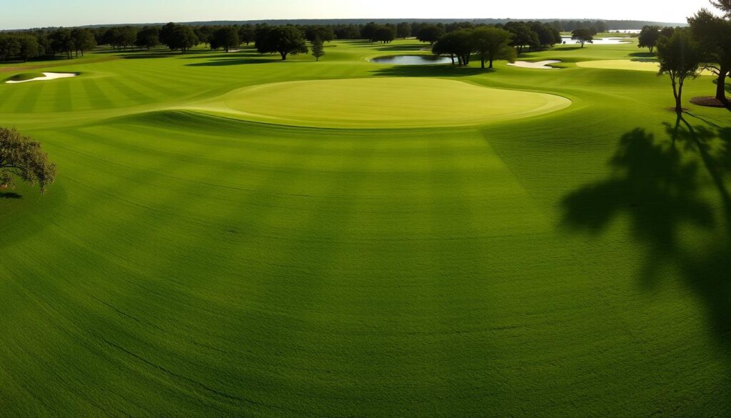 Famous golf courses grass types