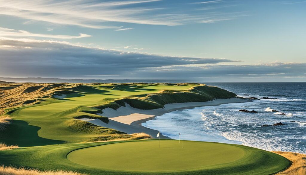 Fescue grass on links-style course