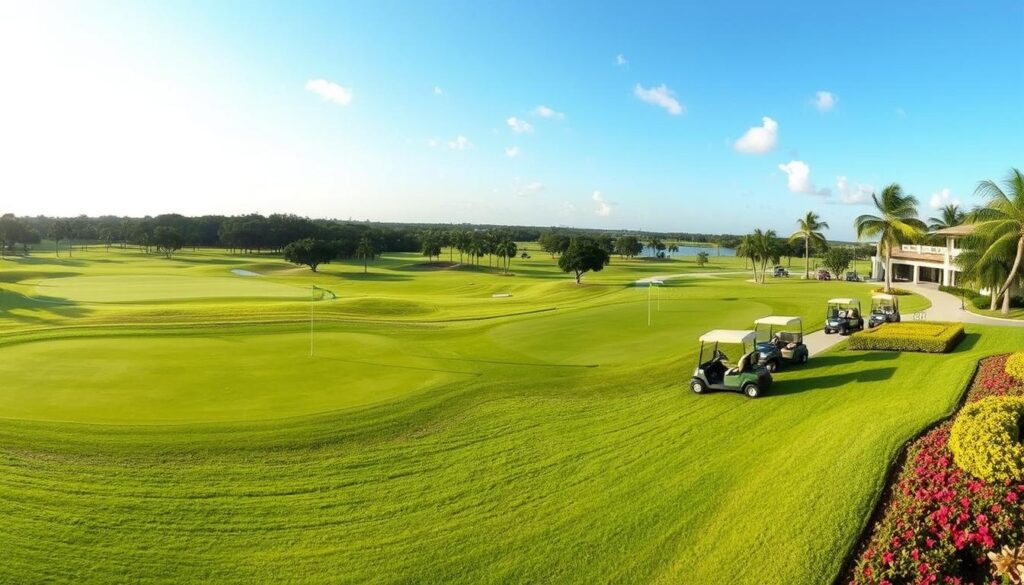 Golf course maintenance in Boca Raton