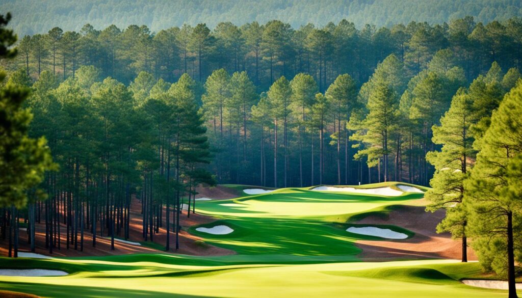 Pinehurst No. 2 scenic views