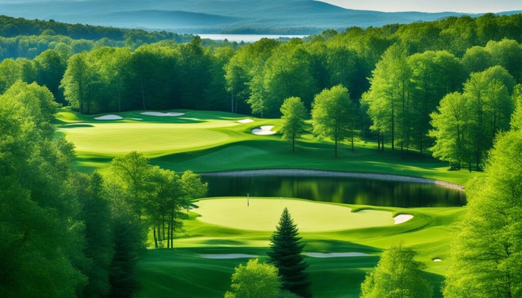 Private golf course in Upstate New York Private golf course in Upstate New York