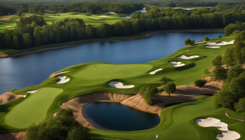 Professional golf courses