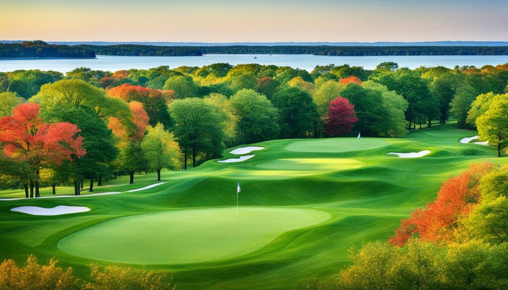 Scenic views at Pelham Bay Golf Course