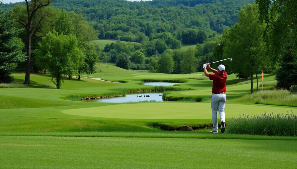 Scenic views of hidden gem golf courses in Rochester