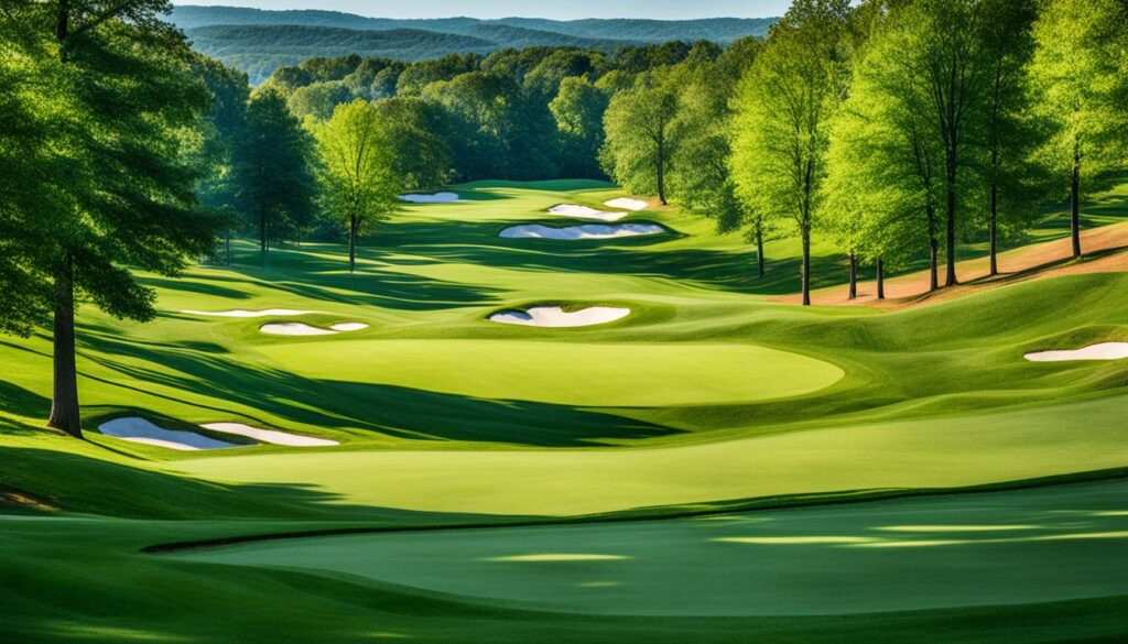 Semi-private golf course in Knoxville