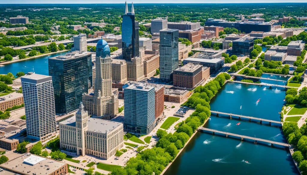 Vibrant city of Milwaukee Vibrant city of Milwaukee