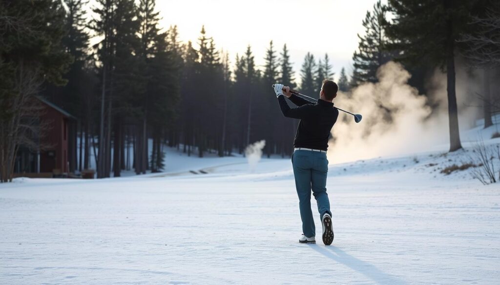 Winter golf challenges