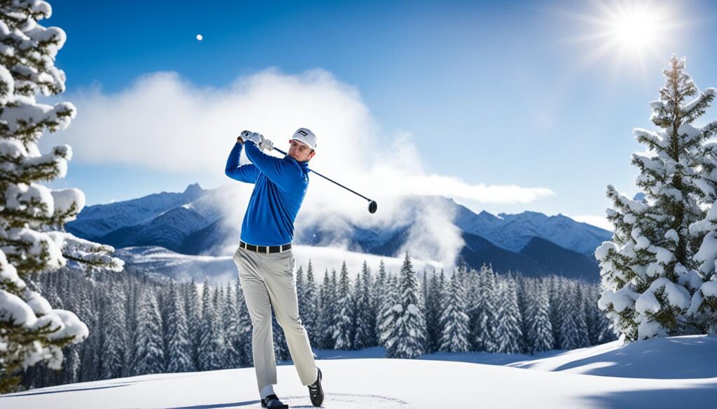 Winter golf experiences