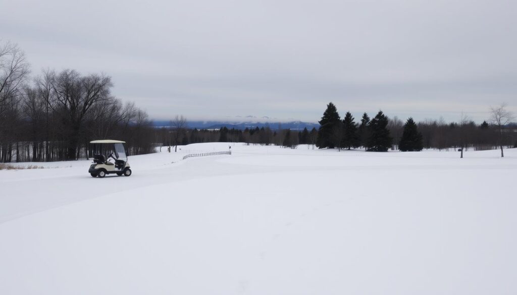 are golf courses open in the winter