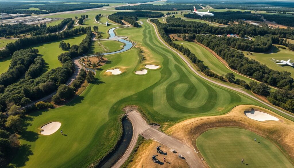 Airport Golf Course unique features