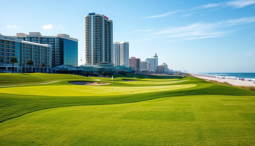 Atlantic City boardwalk and attractions