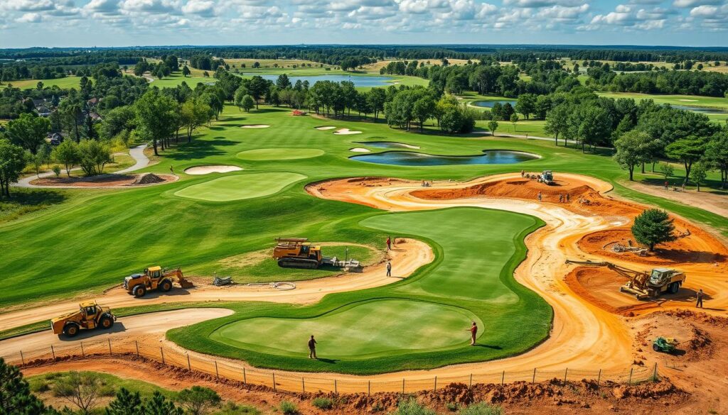 Golf course construction case studies