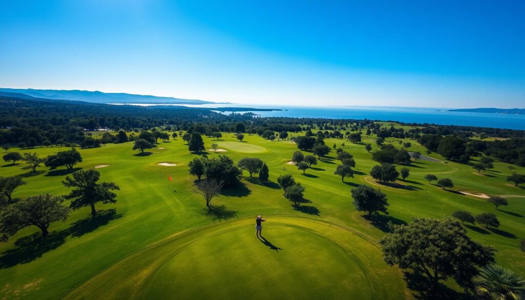 Golf course landscaping