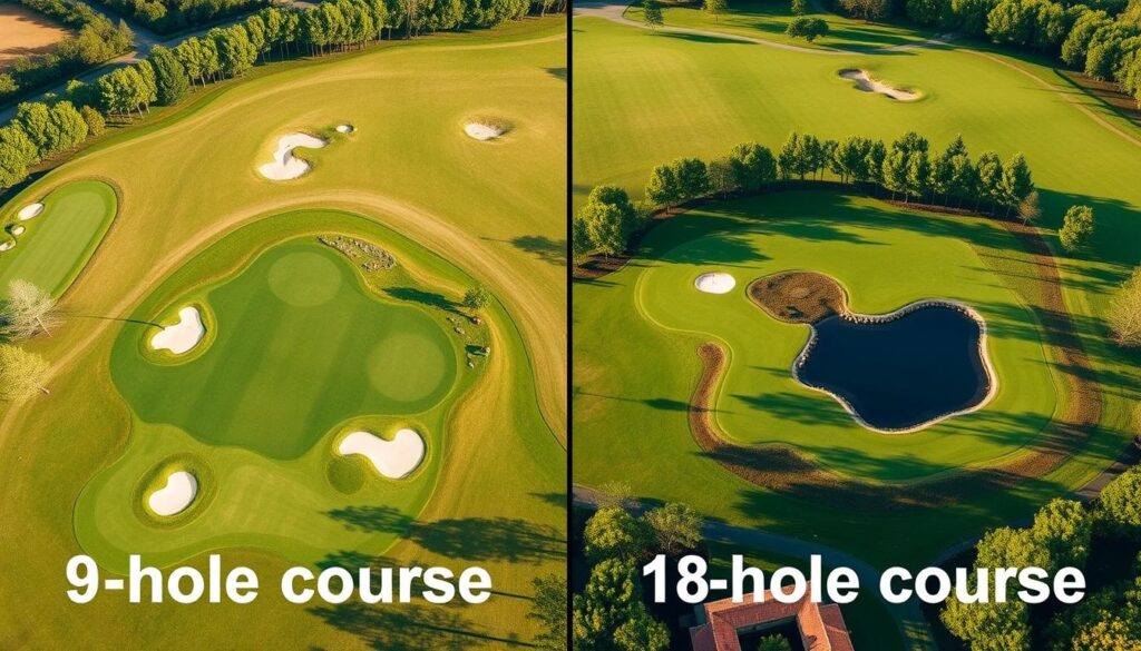 Golf course size considerations