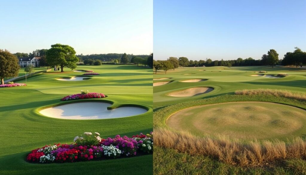 Private vs semi-private golf course maintenance