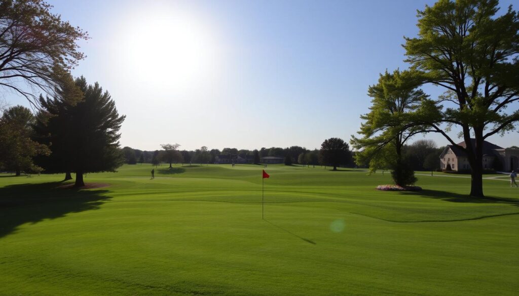 Semi-private golf course in Indianapolis