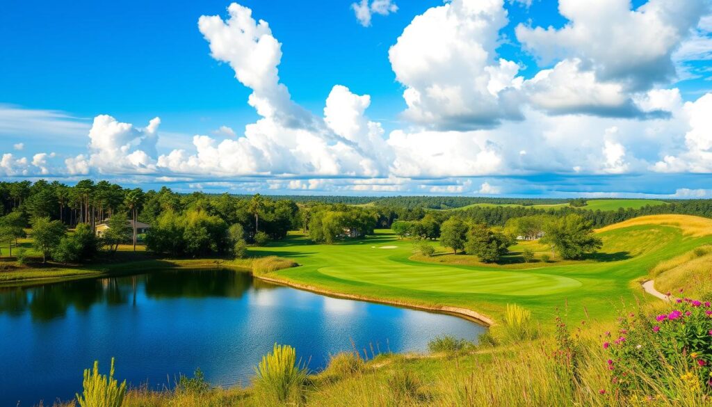 The Habitat At Valkaria golf course views