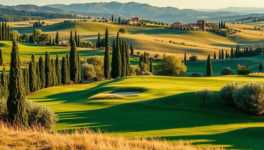 Tuscan golf at Terme di Saturnia