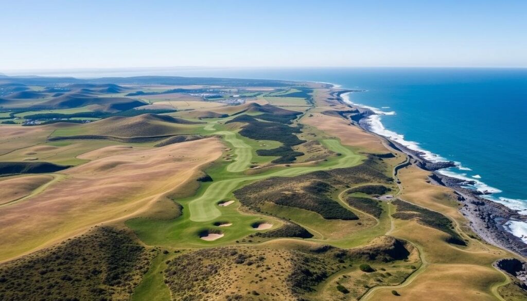 Cabot Links golf course layout