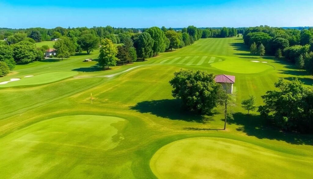 Caledonia Country Club fast greens