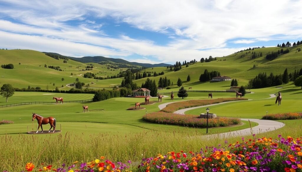 Chariot Run equestrian-themed course Chariot Run equestrian-themed course