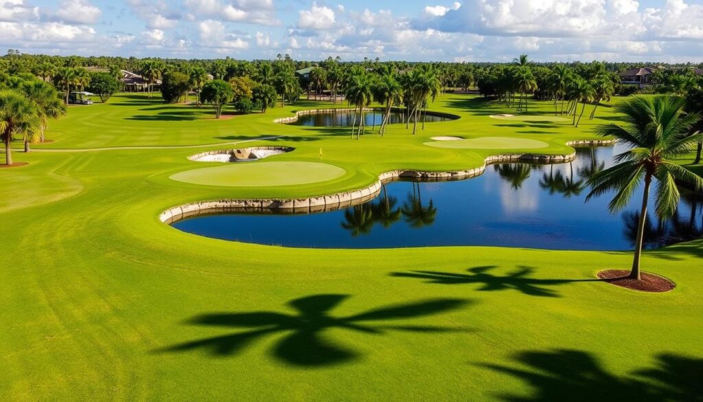 Eagle Trace Golf Club water hazards