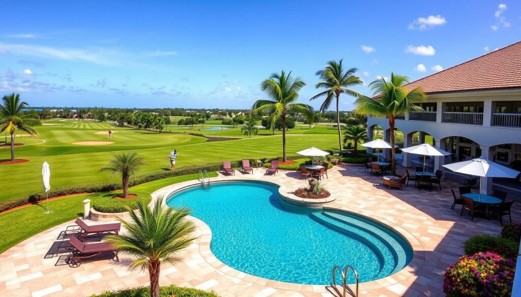 Golf course amenities in Jupiter