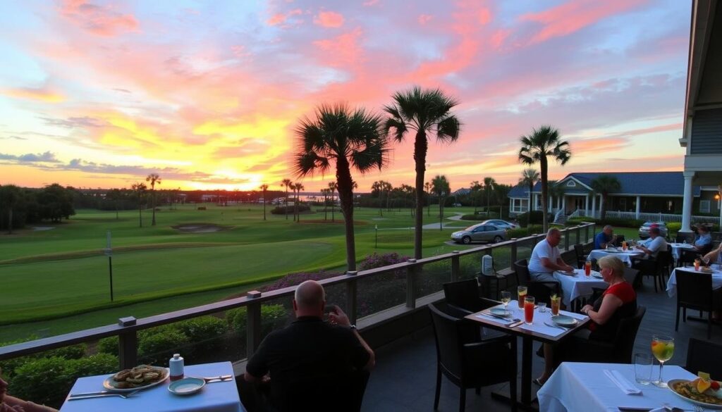 Golf course restaurant in Pawleys Island