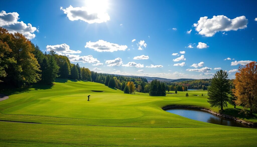 Golf course weather in Wisconsin Dells